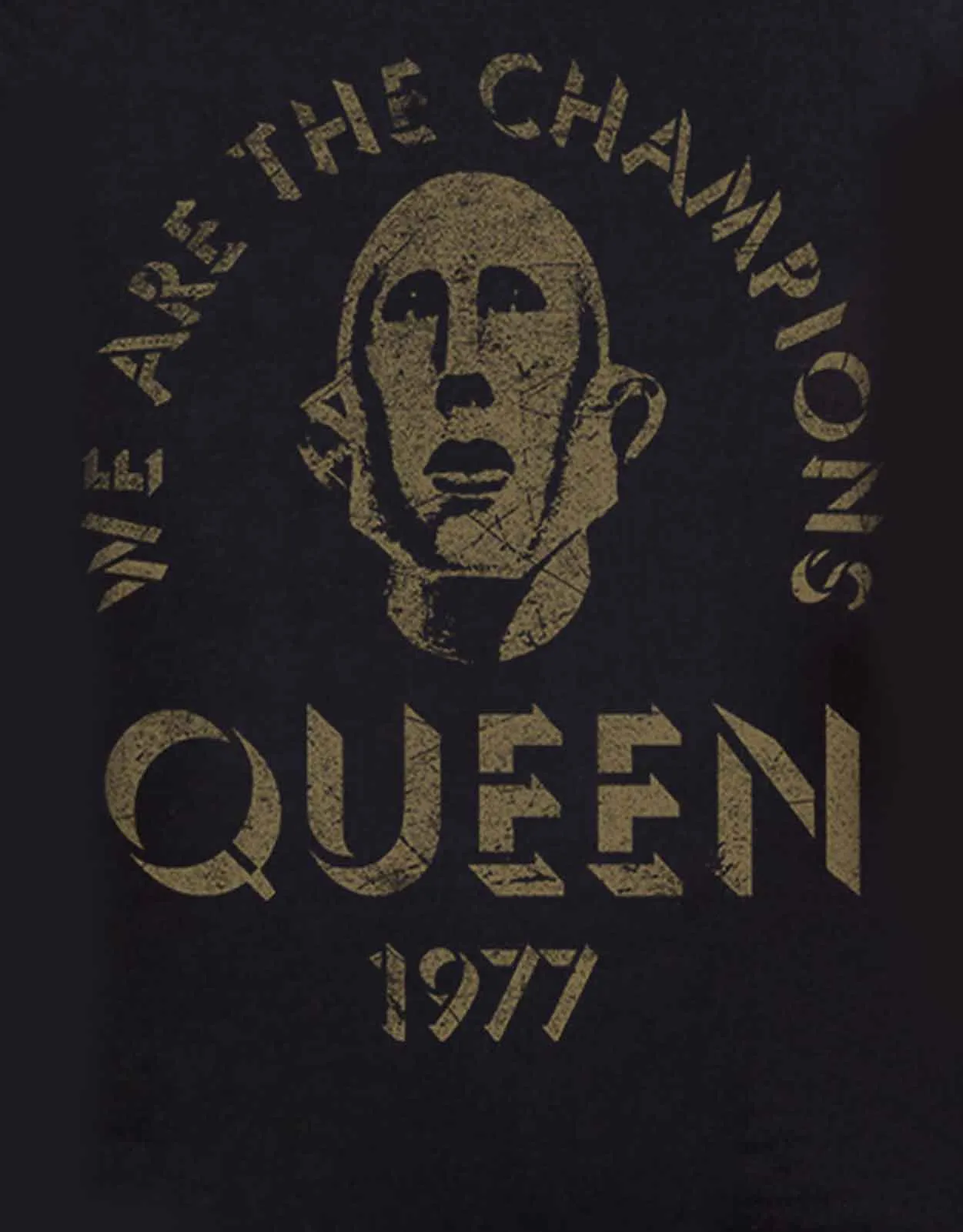 Queen We Are The Champions Skinny Fit T Shirt sold by Paradiso Clothing product image thumbnail 2