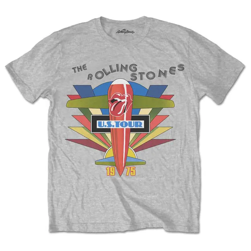 The Rolling Stones Retro USA Tour 1975 T Shirt sold by Paradiso Clothing