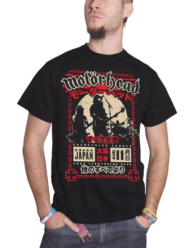 Motorhead Everything Louder in Osaka Tour T Shirt sold by Paradiso Clothing
