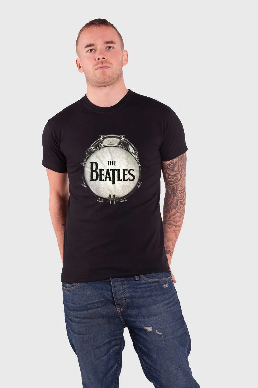 The Beatles Drop T Drum Logo Caviar Beads T Shirt sold by Paradiso Clothing