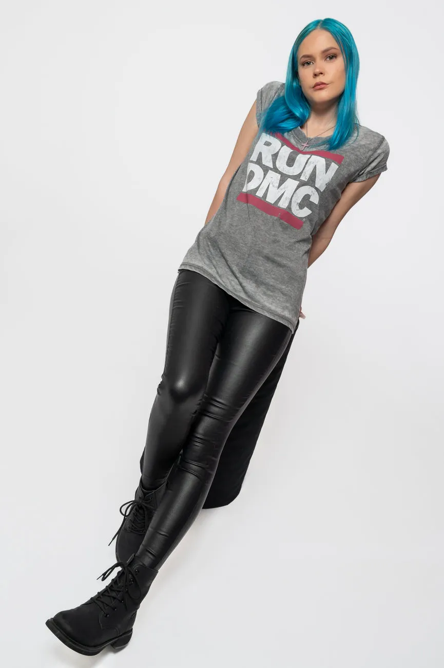 Run DMC Logo Burnout T Shirt sold by Paradiso Clothing product image thumbnail 5