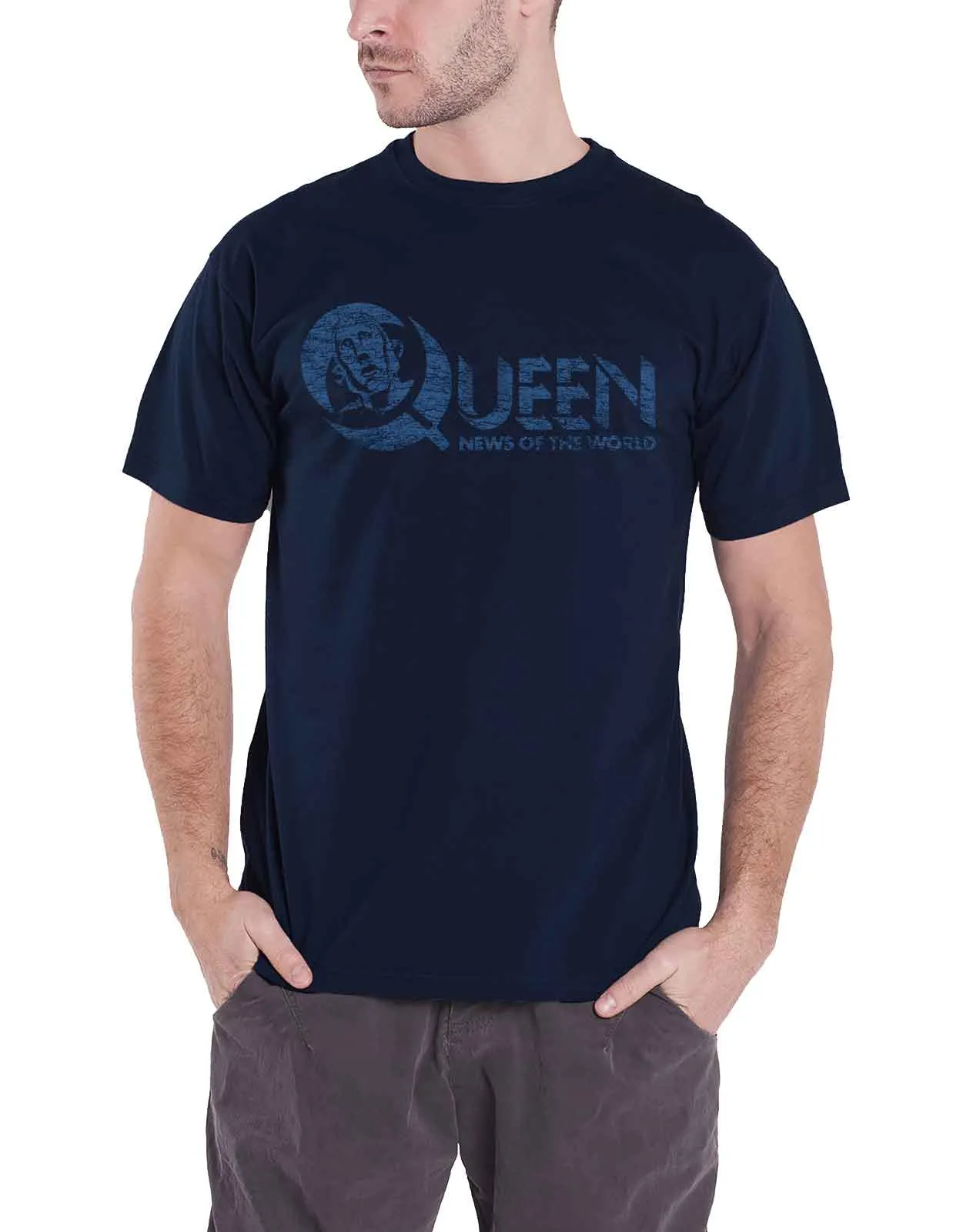 Queen News Of The World Vintage Logo 40 Years T Shirt sold by Paradiso Clothing