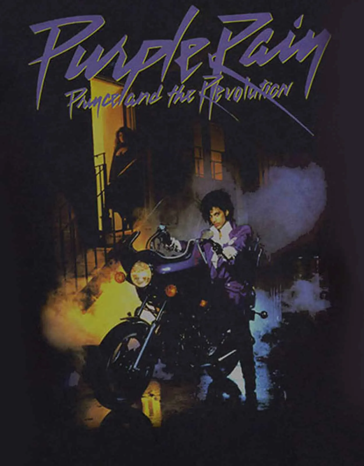 Prince Purple Rain Skinny Fit T Shirt sold by Paradiso Clothing product image thumbnail 2