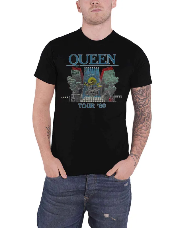 Queen Tour 1980 T Shirt sold by Paradiso Clothing