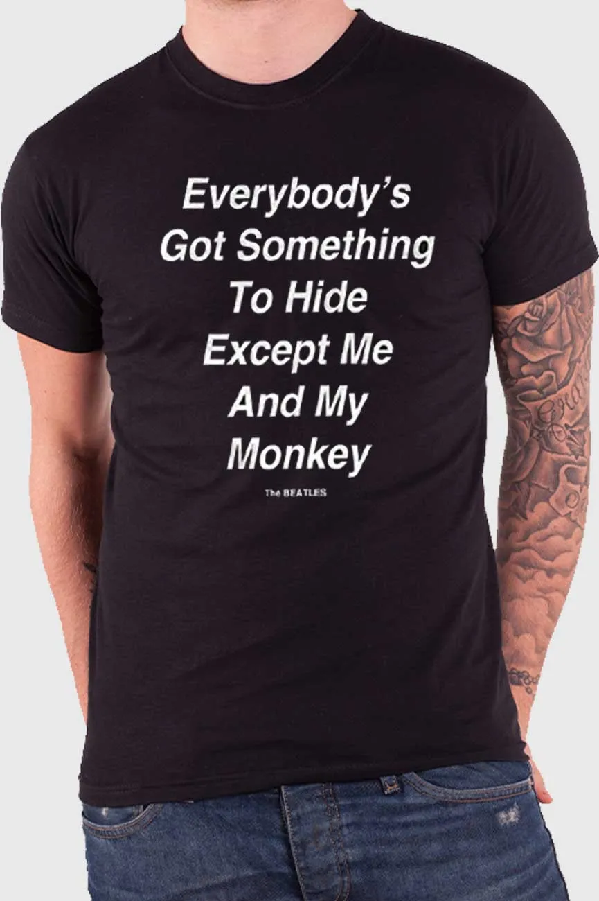The Beatles Me And My Monkey text Tee sold by Paradiso Clothing product image thumbnail 2