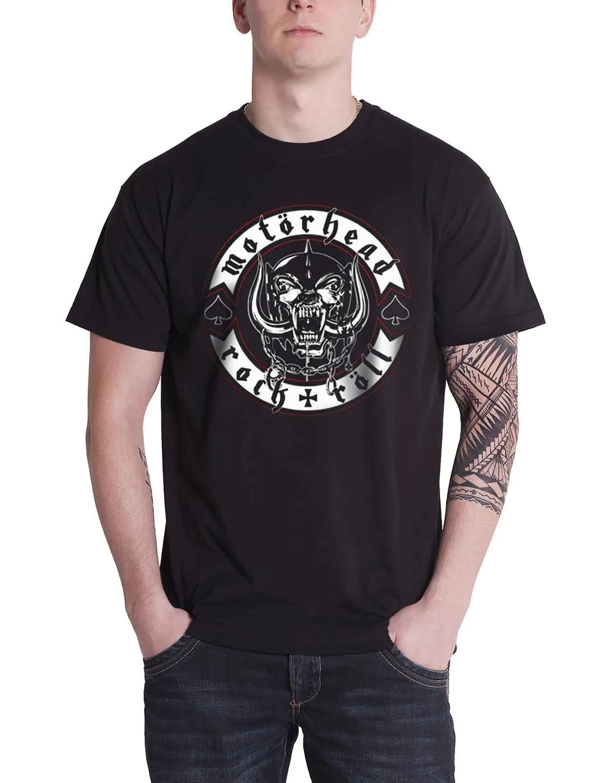 Motorhead Biker Badge T Shirt sold by Paradiso Clothing