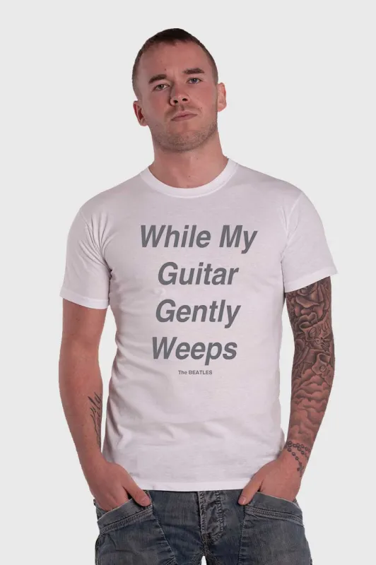 The Beatles My Guitar Gently Weeps text T Shirt sold by Paradiso Clothing