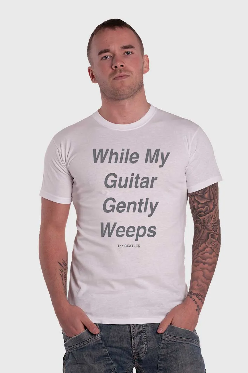 The Beatles My Guitar Gently Weeps text T Shirt sold by Paradiso Clothing