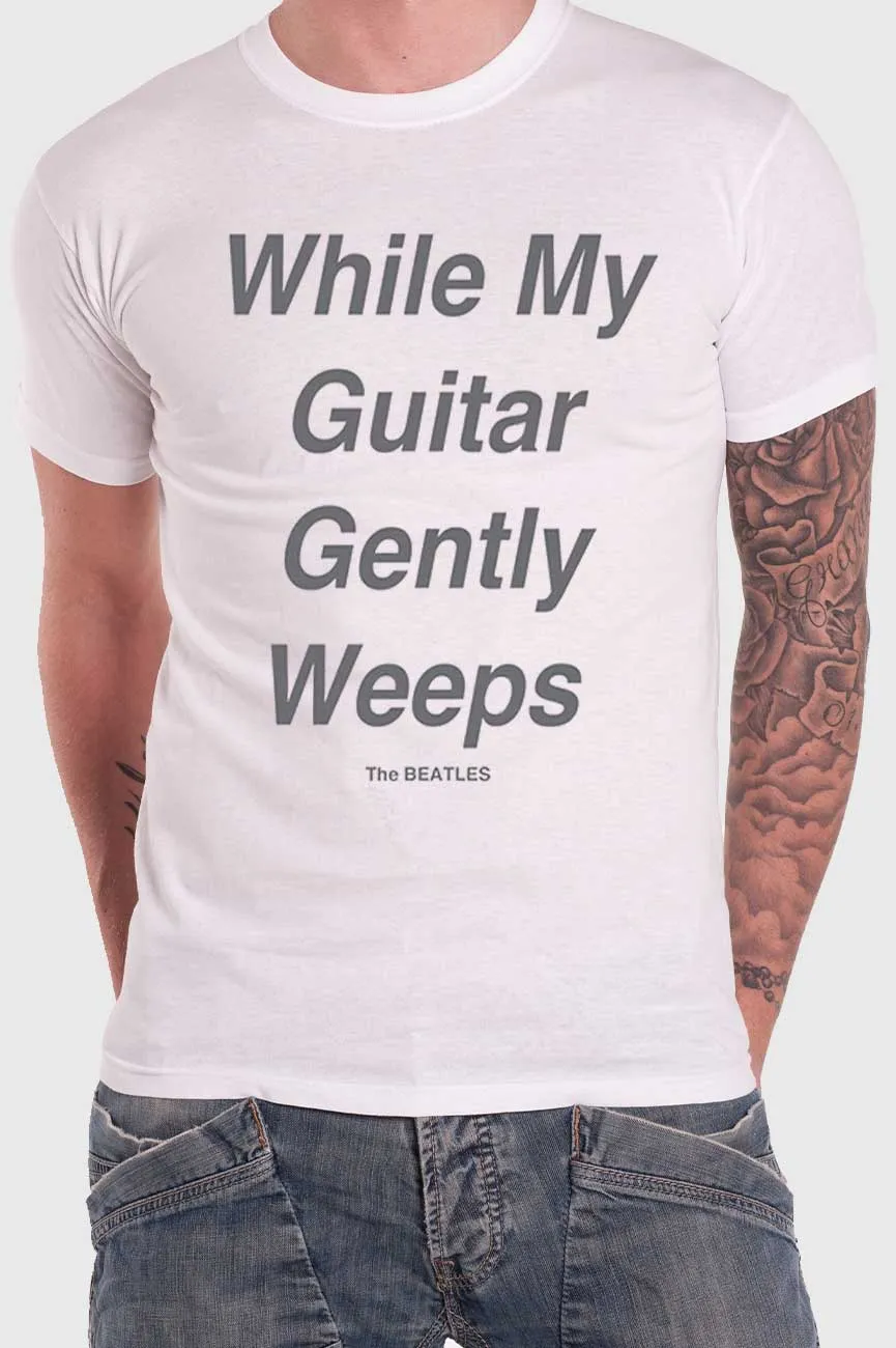 The Beatles My Guitar Gently Weeps text T Shirt sold by Paradiso Clothing product image thumbnail 2