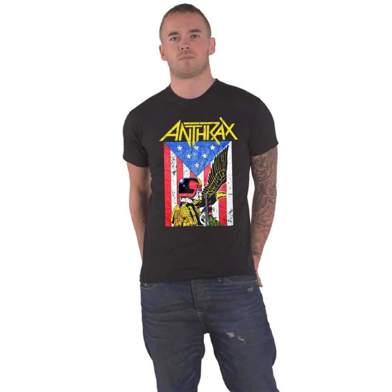 Anthrax Dredd Eagle T Shirt made by Paradiso Clothing
