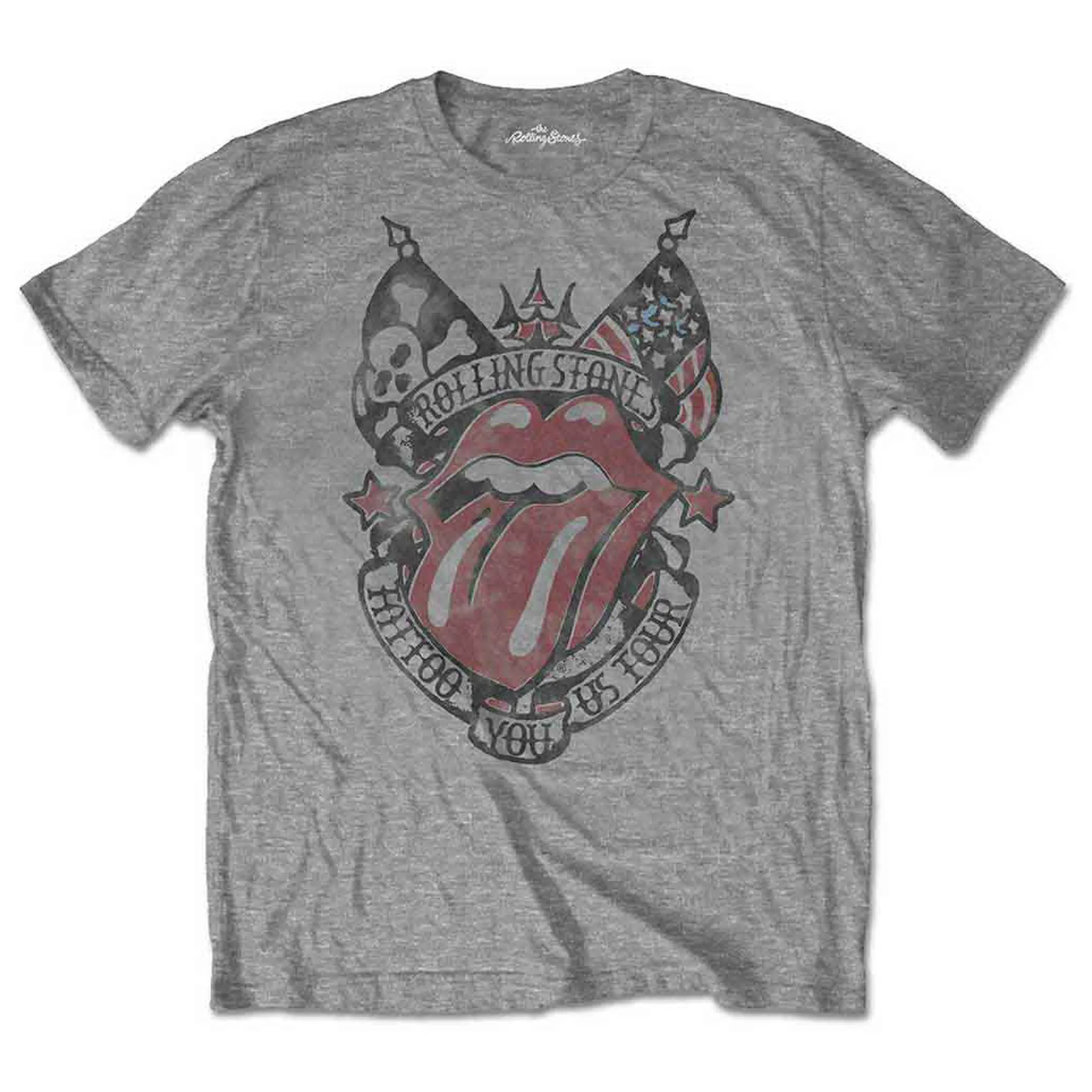 The Rolling Stones Tattoo You USA Tour Distressed T Shirt sold by Paradiso Clothing