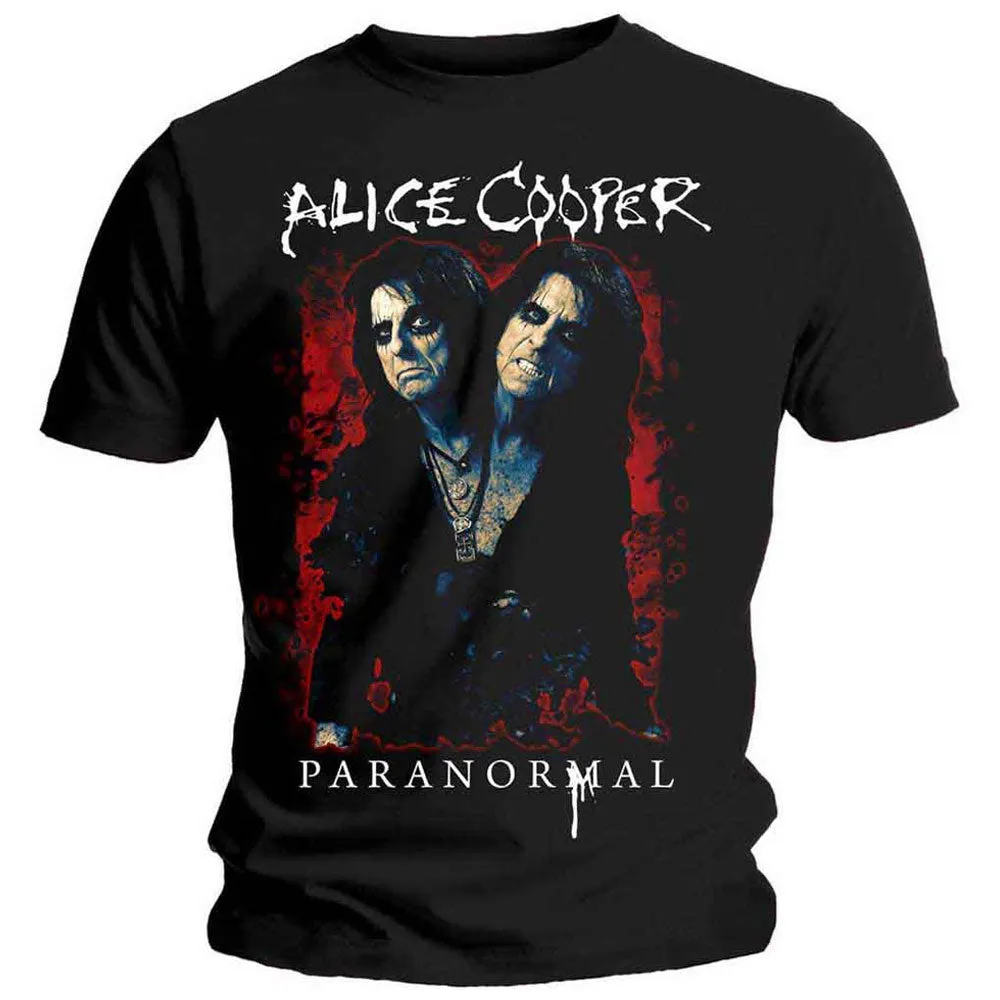 Alice Cooper Paranormal Splatter T Shirt sold by Paradiso Clothing