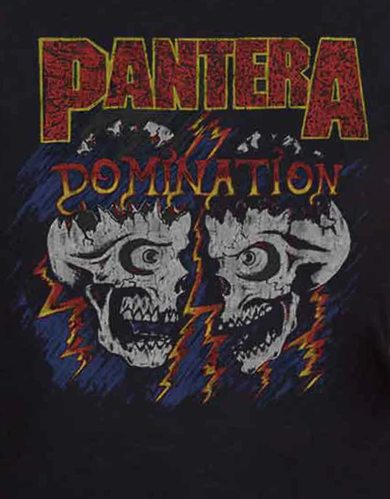 Pantera Domination Skinny Fit T Shirt sold by Paradiso Clothing product image thumbnail 2