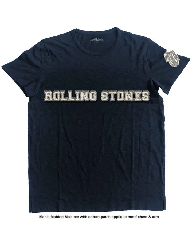 The Rolling Stones Tongue Applique Motif T Shirt sold by Paradiso Clothing