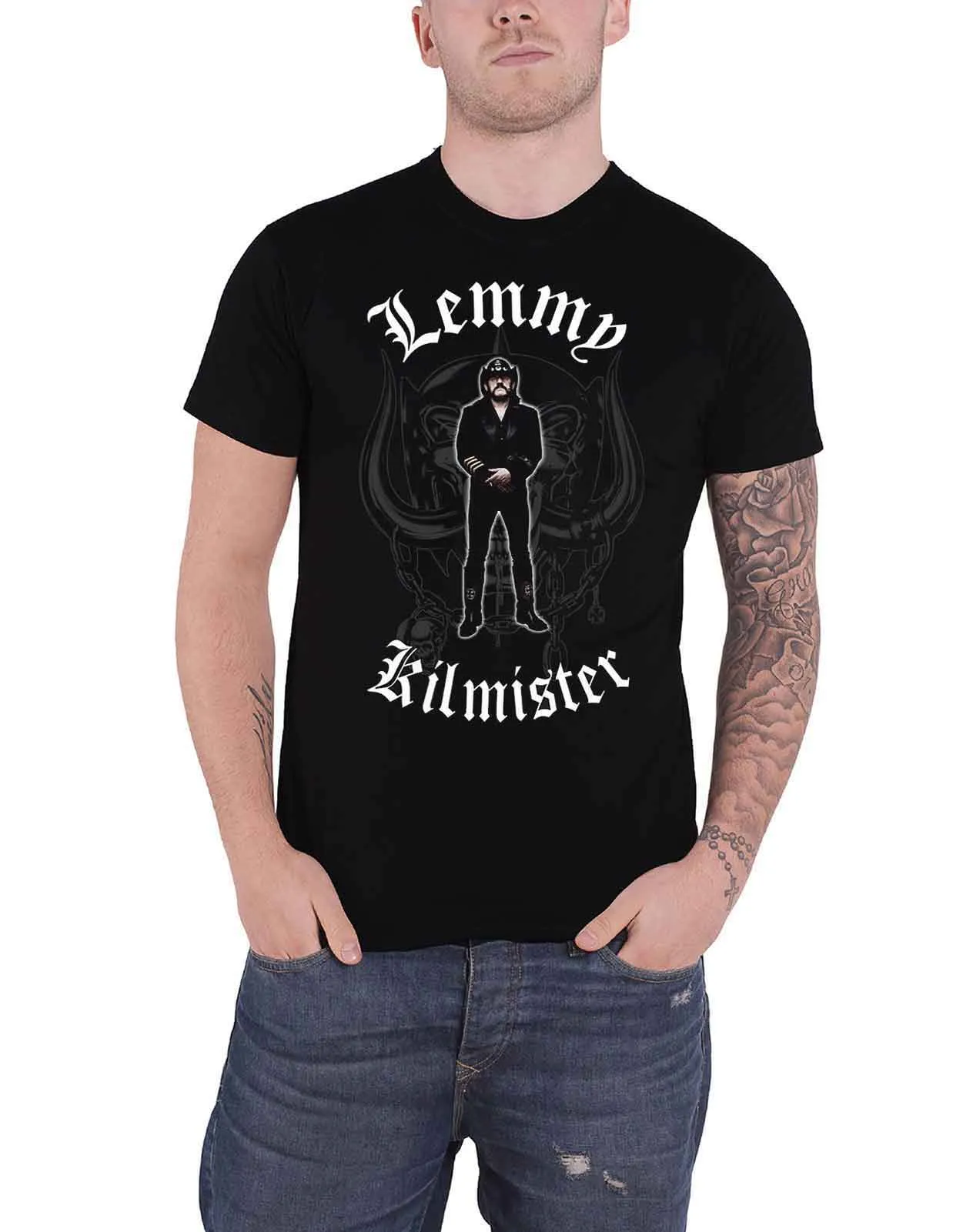 Lemmy Memorial Statue T Shirt sold by Paradiso Clothing
