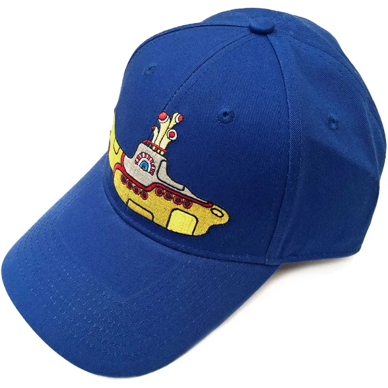 The Beatles Yellow Submarine Mid Blue Baseball Cap sold by Paradiso Clothing