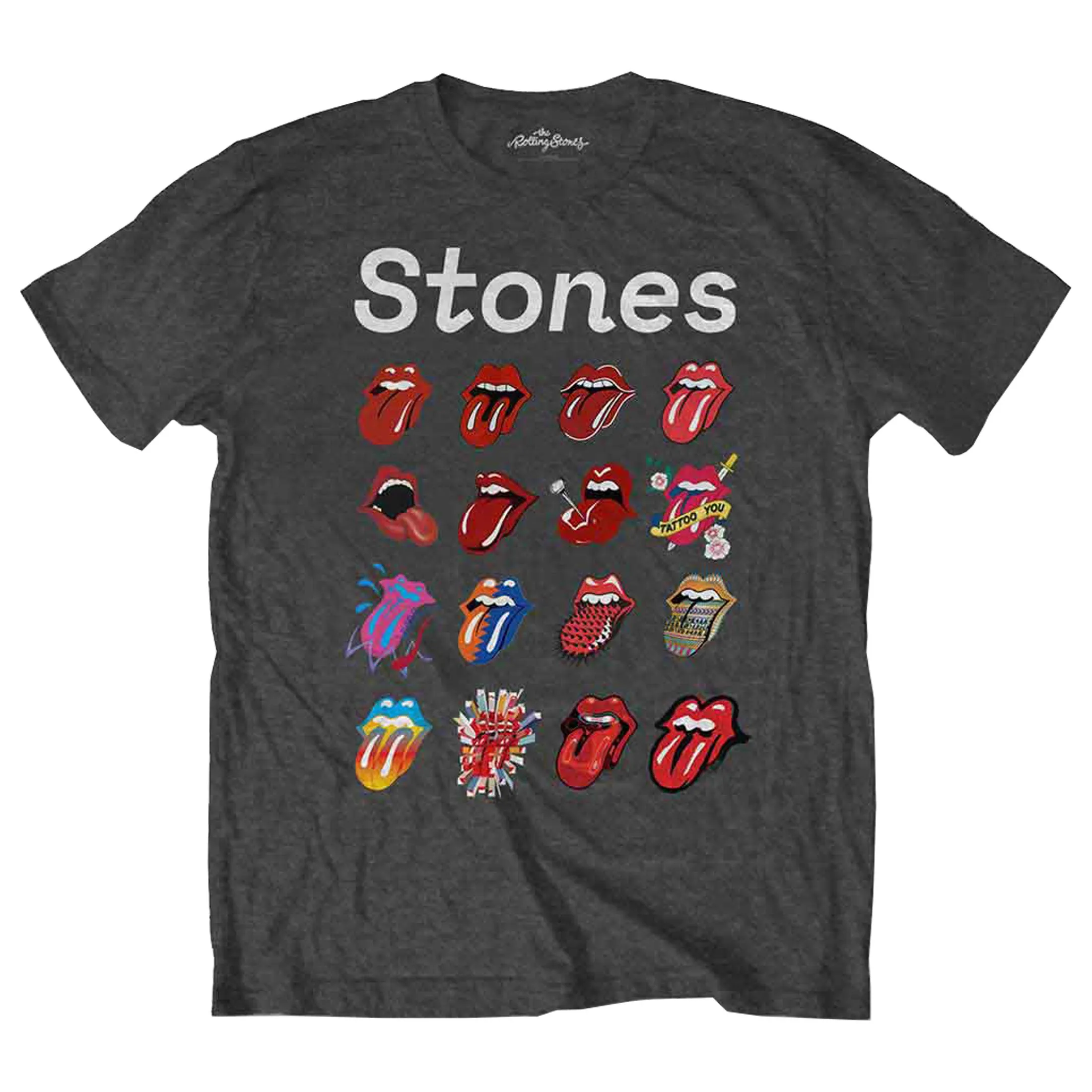 The Rolling Stones Tongue Evolution Tour T Shirt sold by Paradiso Clothing
