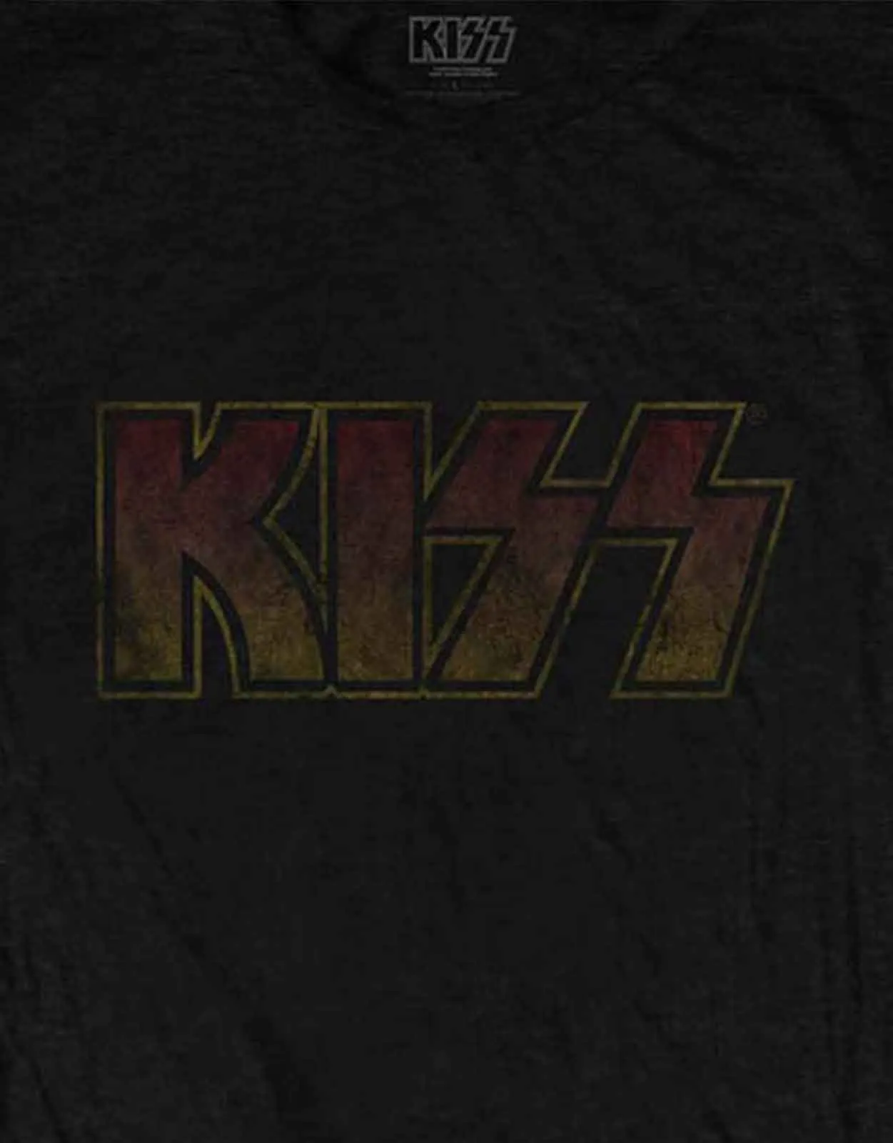 KISS Classic Band Logo Vintage Skinny Fit T Shirt sold by Paradiso Clothing product image thumbnail 2