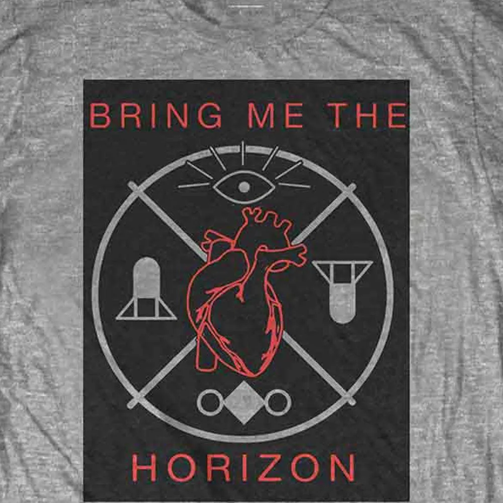 Bring Me The Horizon Heart And Symbols T Shirt sold by Paradiso Clothing product image thumbnail 2