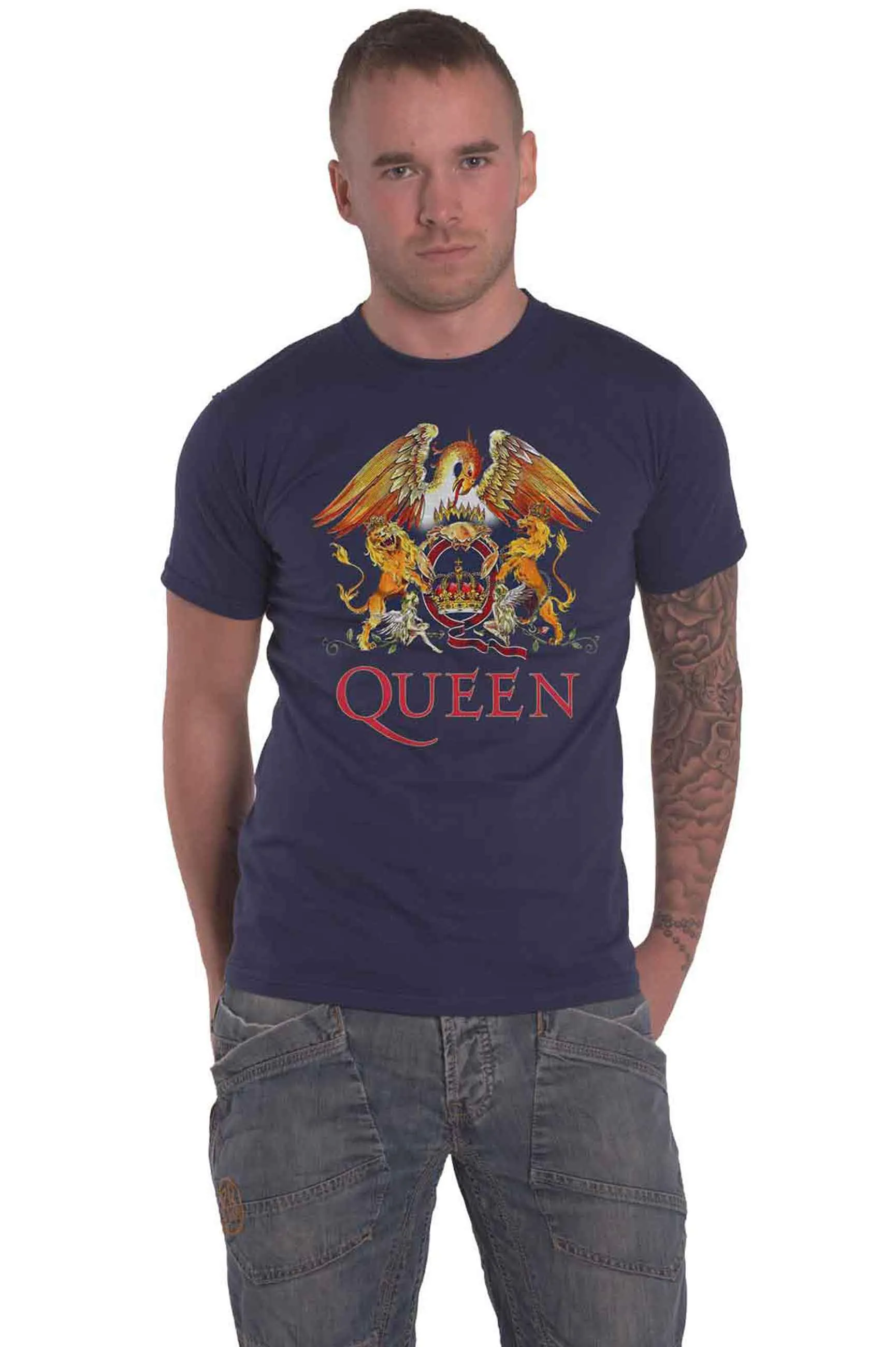 Queen Classic Crest T Shirt sold by Paradiso Clothing