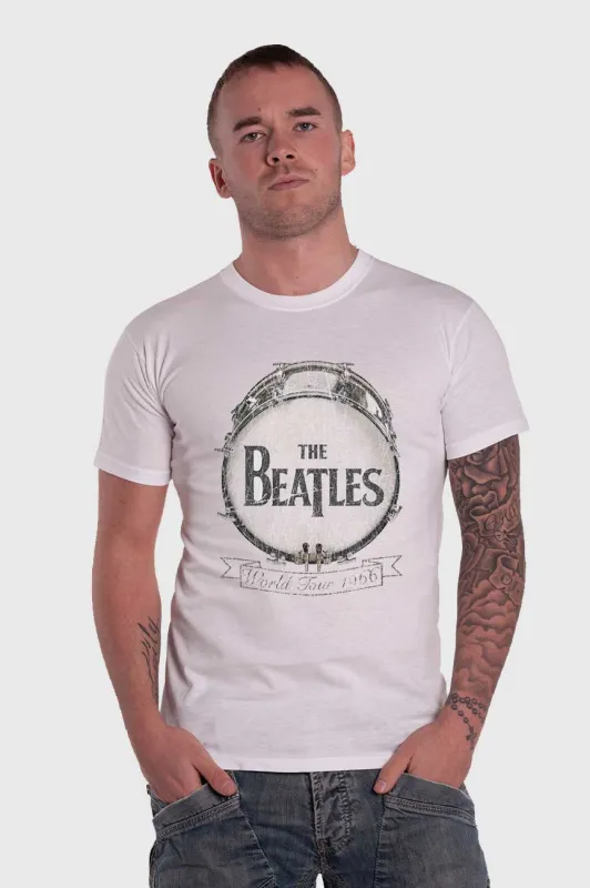 The Beatles World Tour 1966 Drum T Shirt sold by Paradiso Clothing