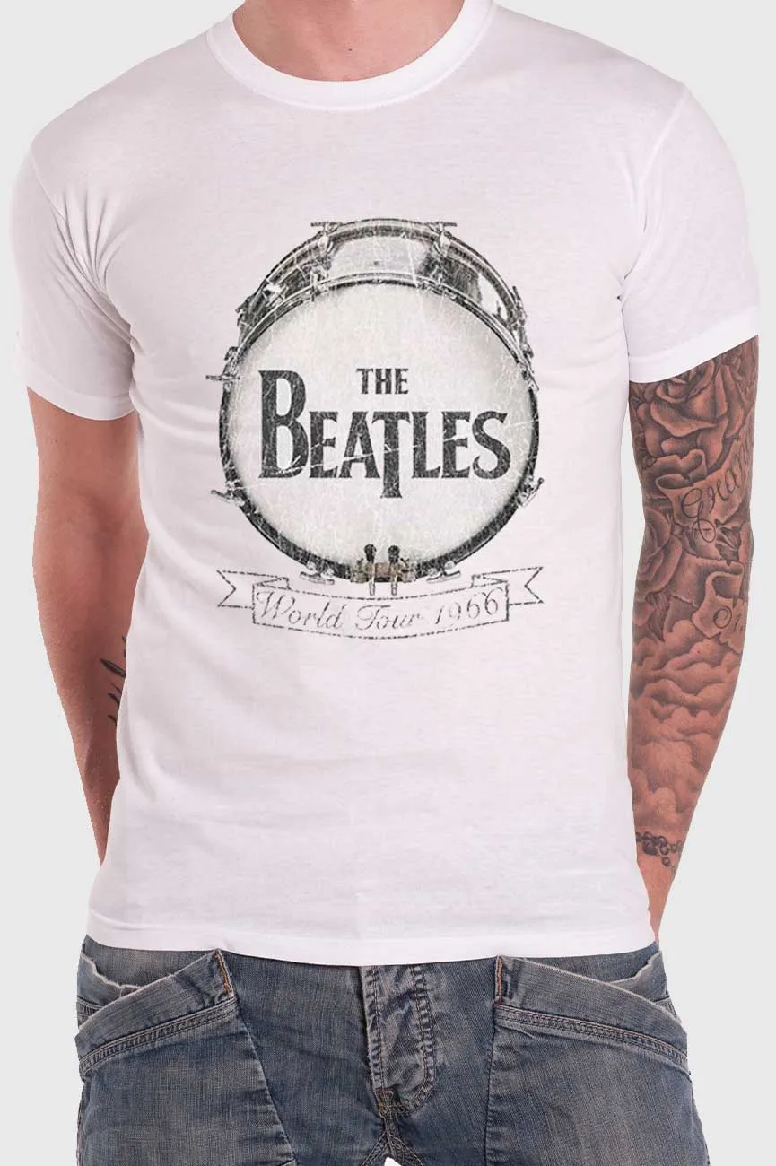 The Beatles World Tour 1966 Drum T Shirt sold by Paradiso Clothing product image thumbnail 2