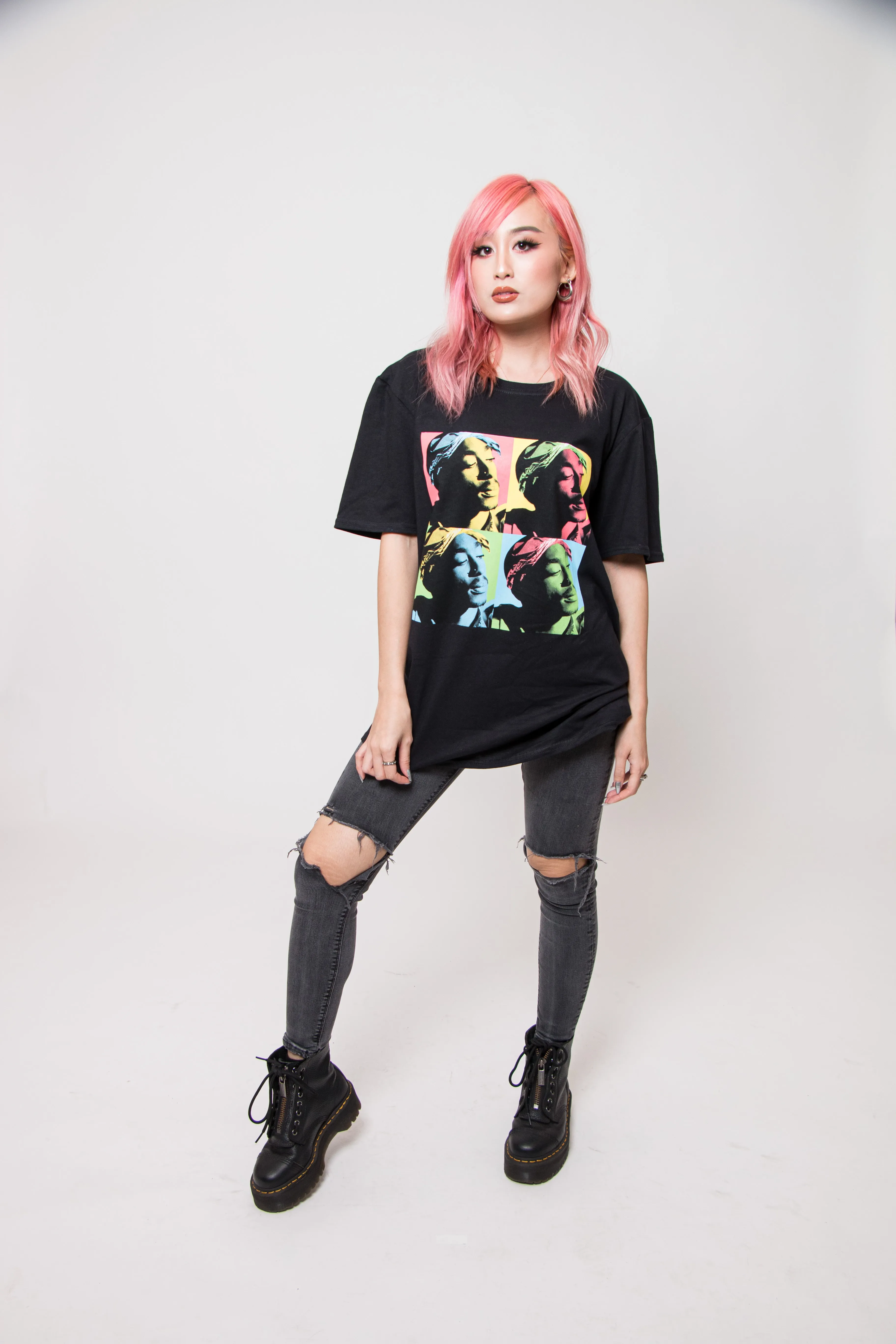 Tupac Pop Art T Shirt sold by Paradiso Clothing product image thumbnail 2