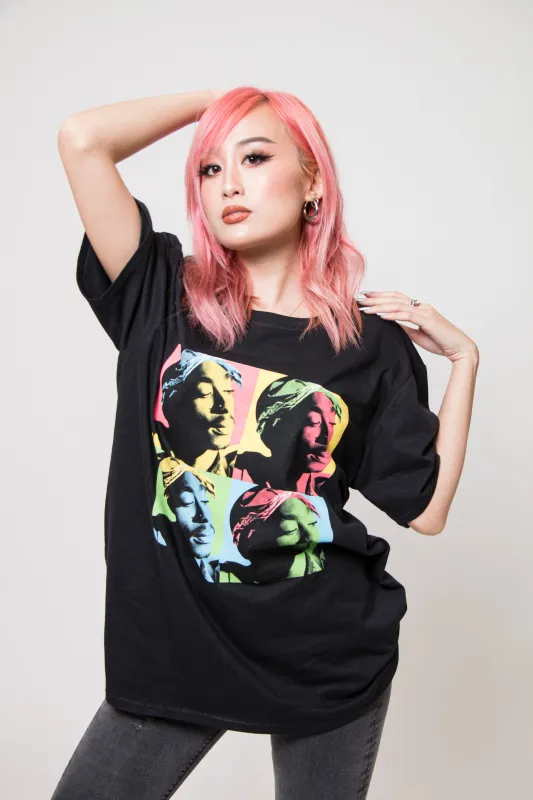 Tupac Pop Art T Shirt sold by Paradiso Clothing
