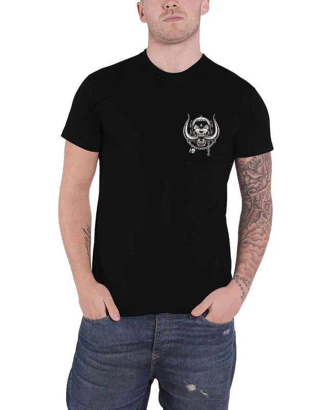Motorhead British Flag Backprint T Shirt sold by Paradiso Clothing