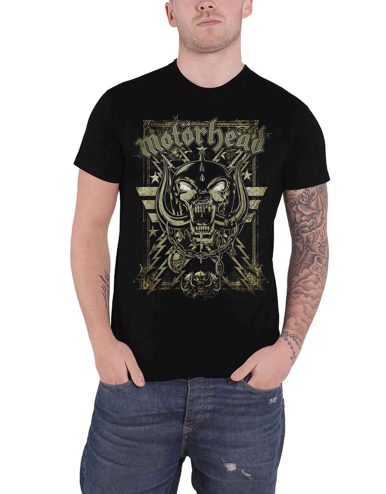Motorhead Spider Webbed T Shirt sold by Paradiso Clothing