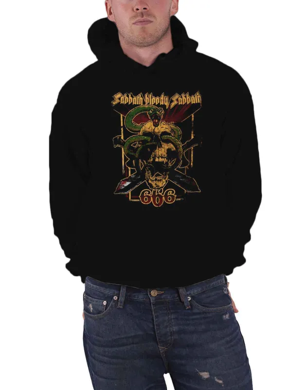 Black Sabbath Bloody Sabbath 666 Hoodie made by Paradiso Clothing
