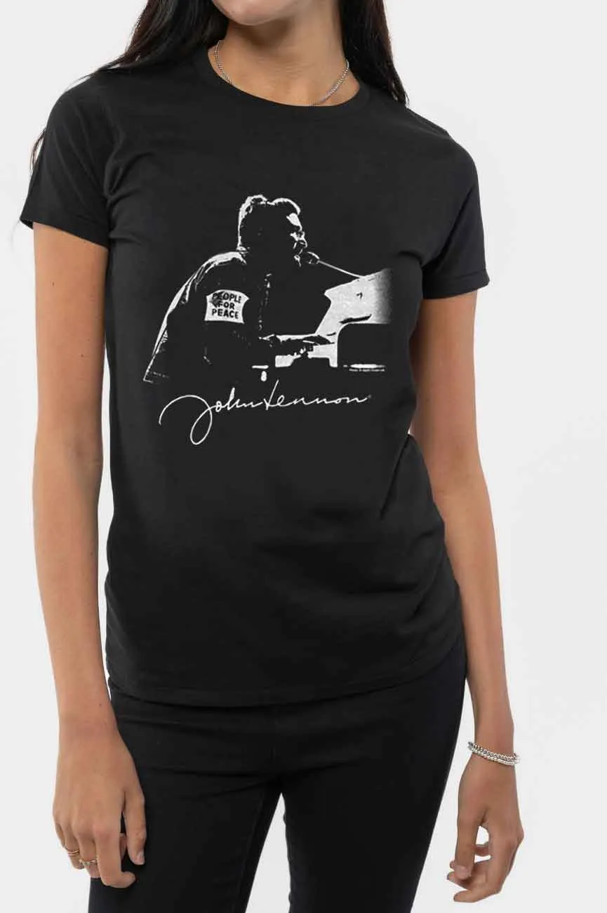 John Lennon People For Peace Skinny Fit T Shirt sold by Paradiso Clothing product image thumbnail 3
