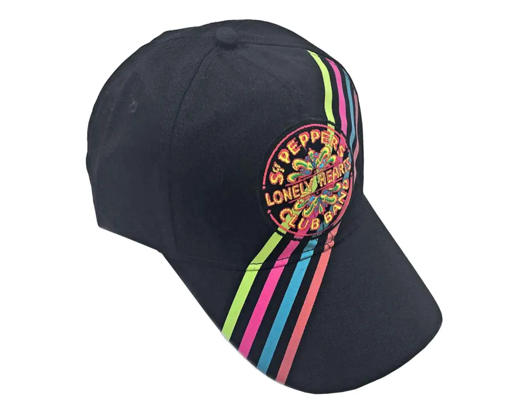 The Beatles Sgt Pepper Stripes Strapback sold by Paradiso Clothing