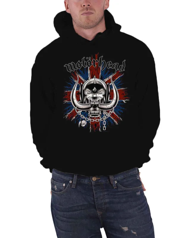 Motorhead British Warpig Hoodie made by Paradiso Clothing