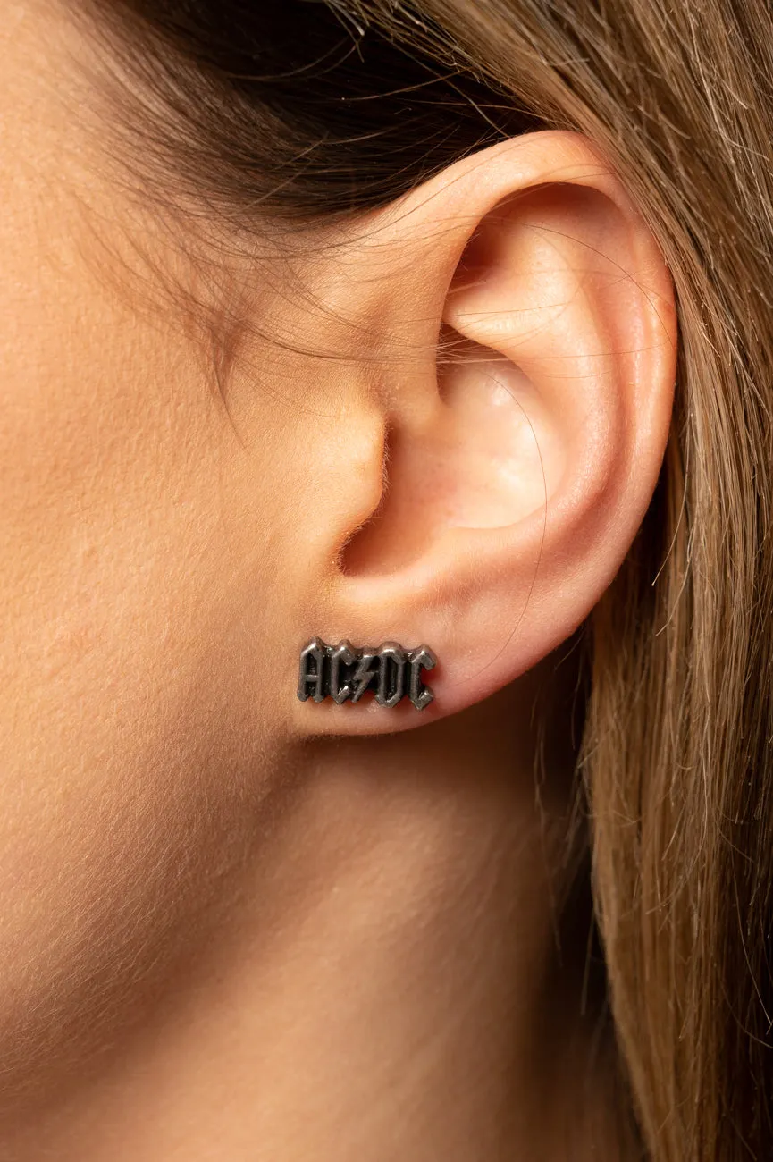 AC/DC Voltage Logo Stud Earrings sold by Paradiso Clothing product image thumbnail 3