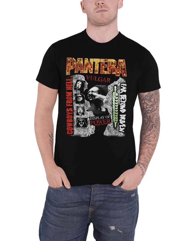 Pantera 3 Albums Montage T Shirt sold by Paradiso Clothing