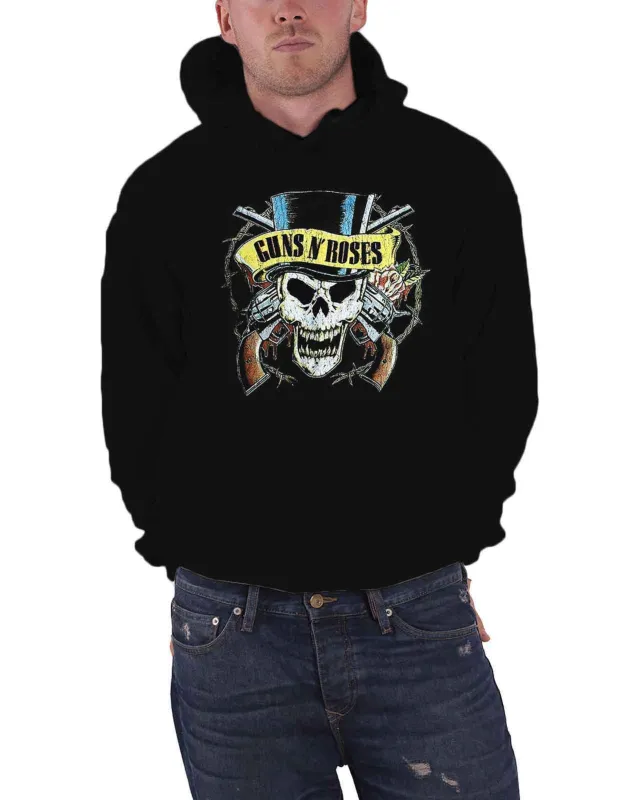 Guns N' Roses Top Hat Hoodie made by Paradiso Clothing