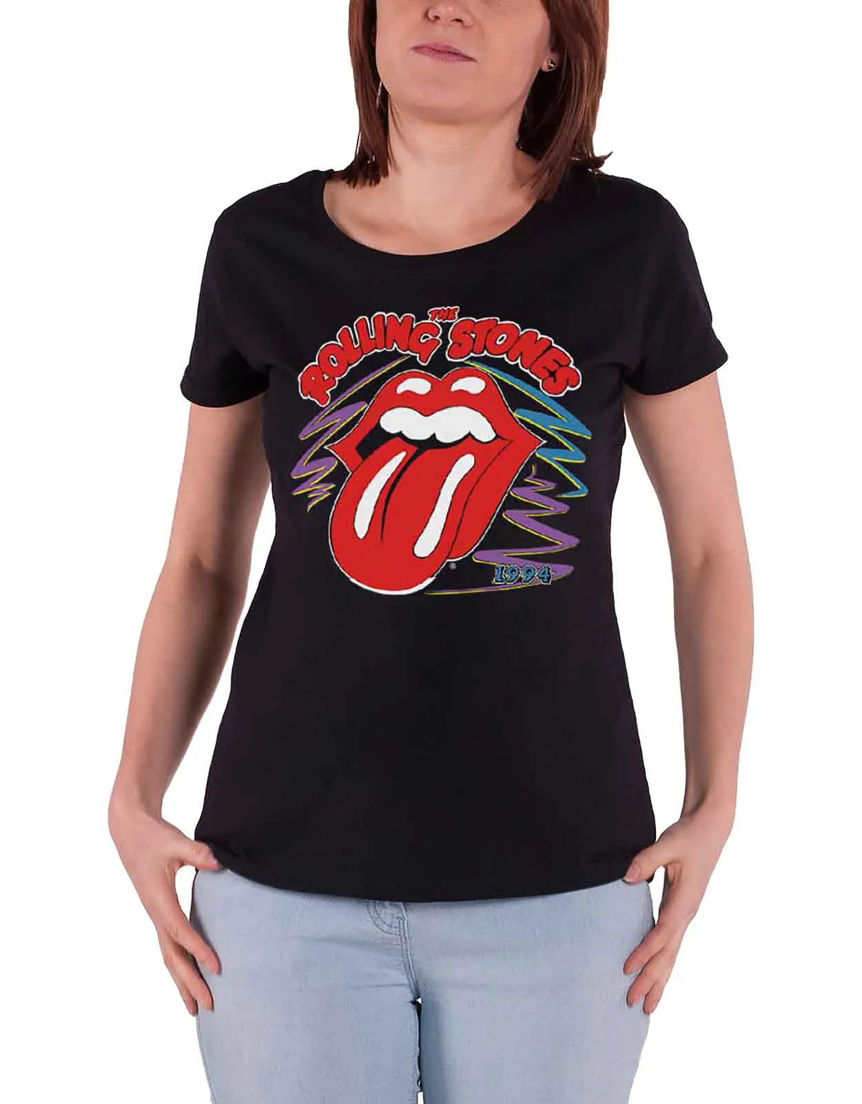 The Rolling Stones 1994 Tongue Skinny Fit T Shirt sold by Paradiso Clothing