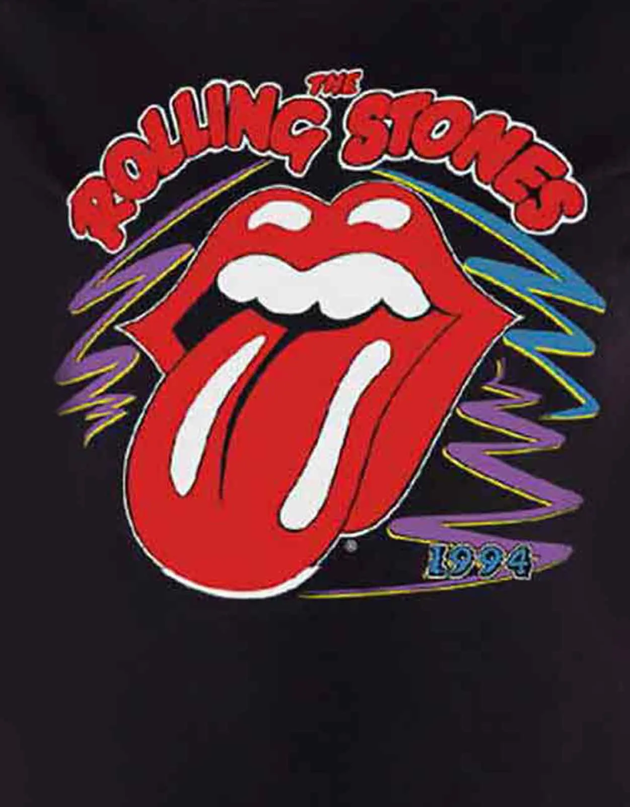 The Rolling Stones 1994 Tongue Skinny Fit T Shirt sold by Paradiso Clothing product image thumbnail 2