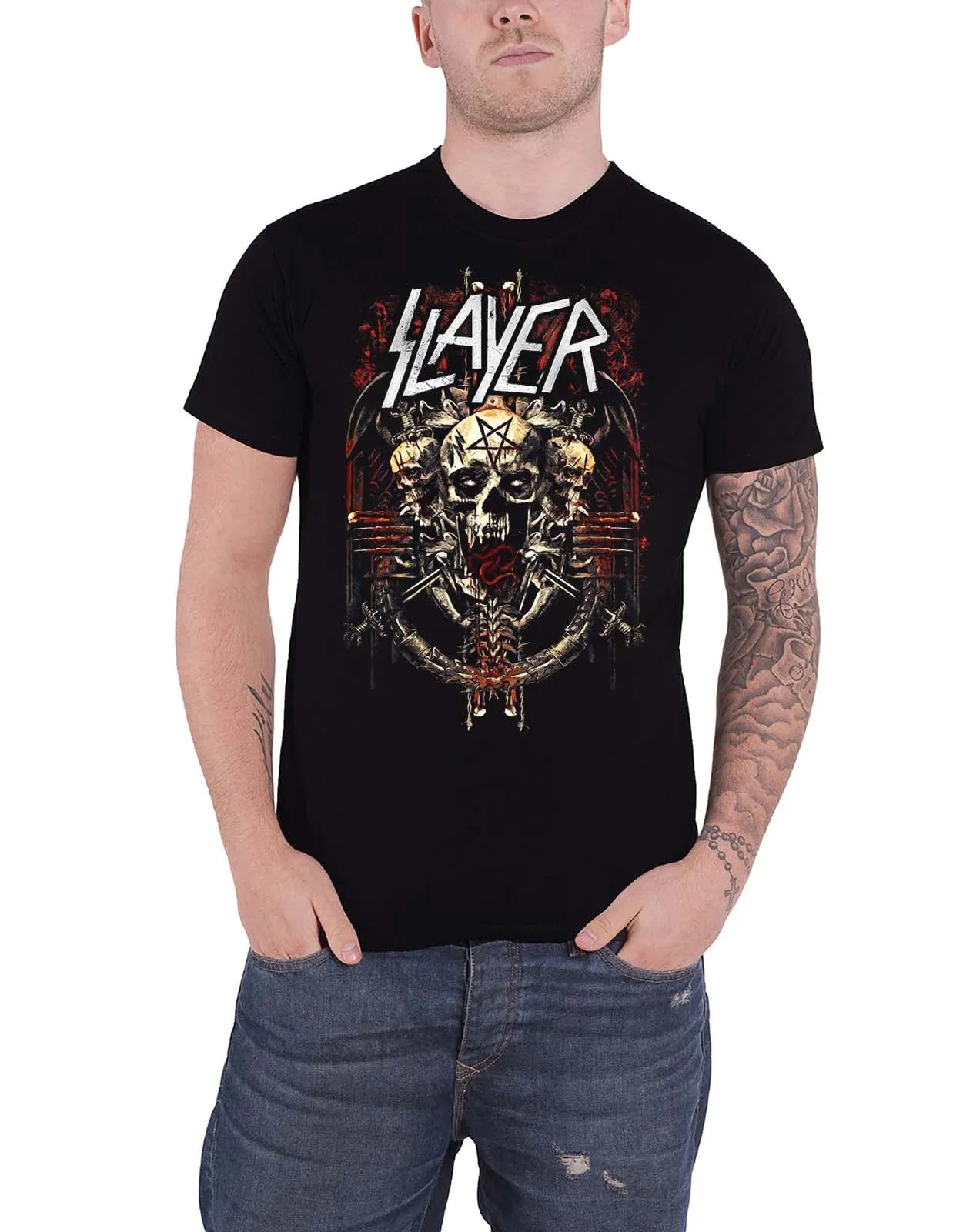 Slayer Demonic Admat T Shirt sold by Paradiso Clothing
