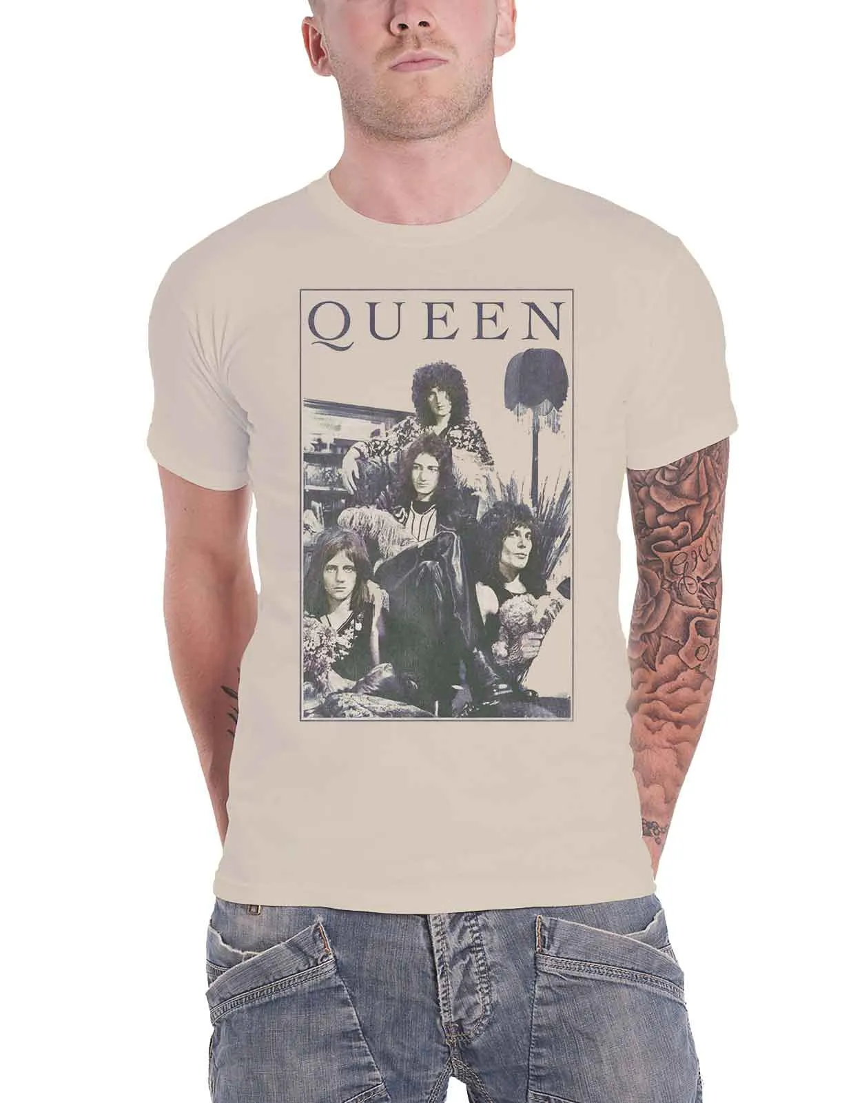 Queen Vintage Frame T Shirt sold by Paradiso Clothing