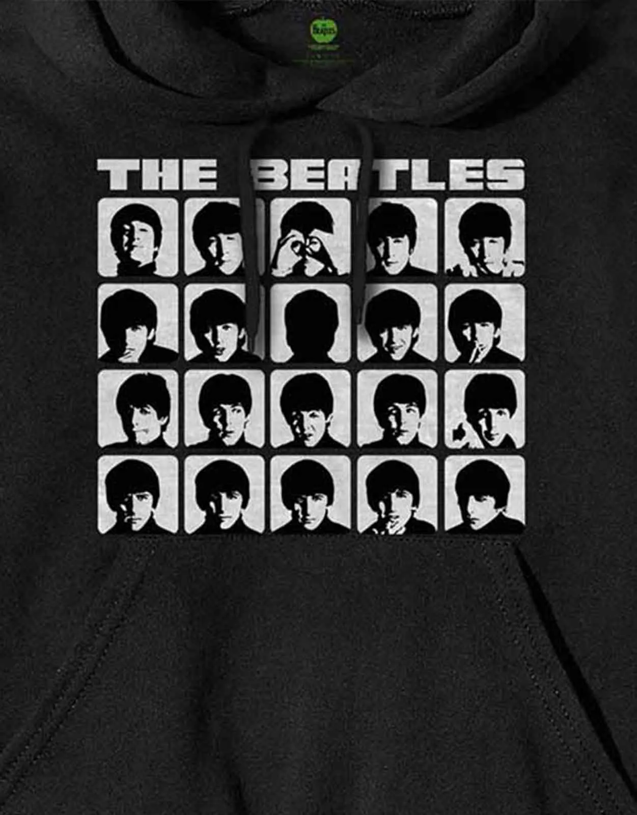 The Beatles Hard Days Night Faces Mono Pullover Hoodie sold by Paradiso Clothing product image thumbnail 3
