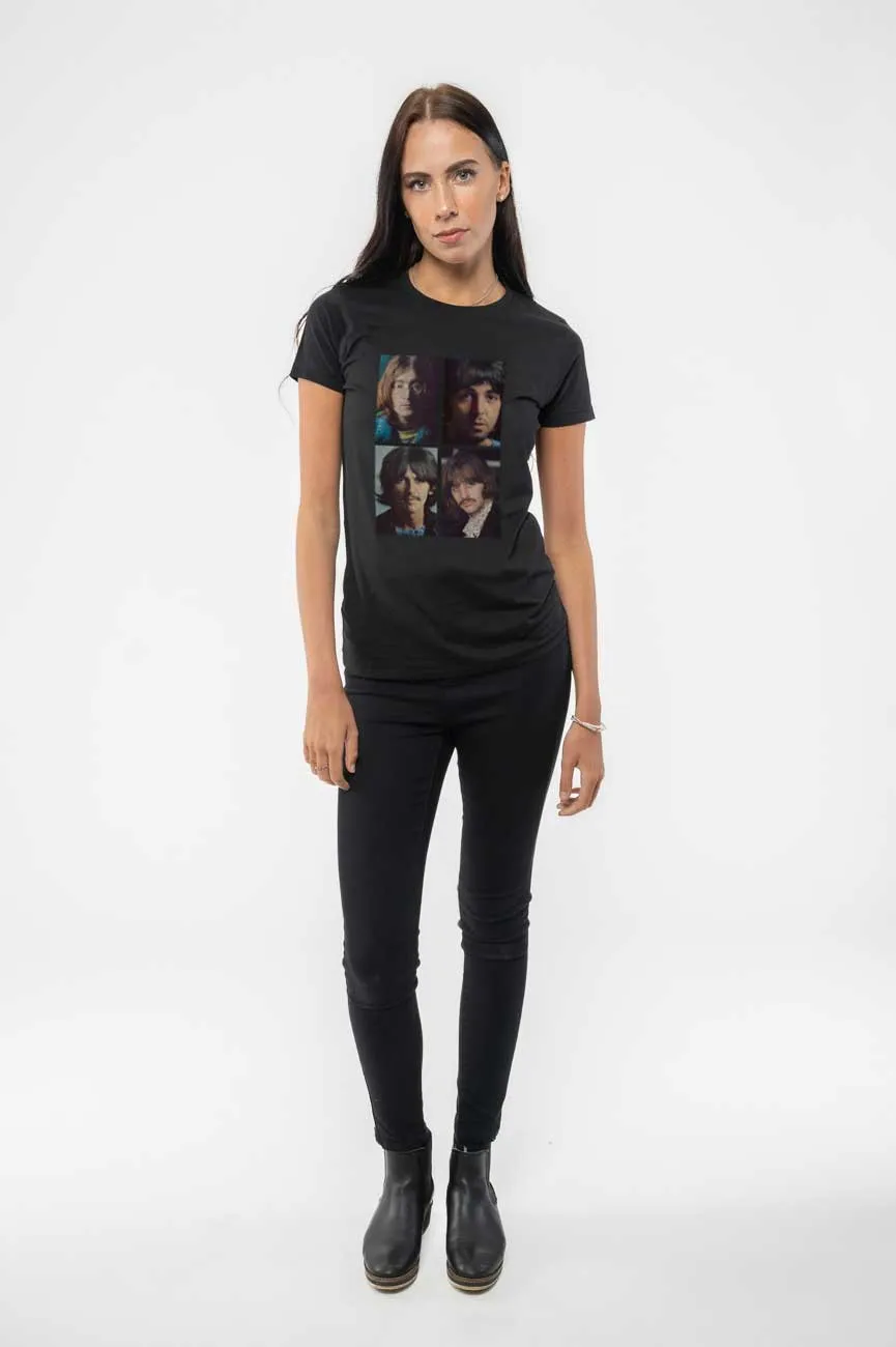 The Beatles White Album Faces Skinny Fit T Shirt sold by Paradiso Clothing