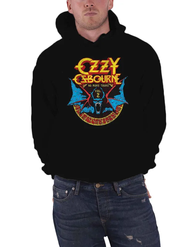 Ozzy Osbourne Bat Circle Hoodie made by Paradiso Clothing