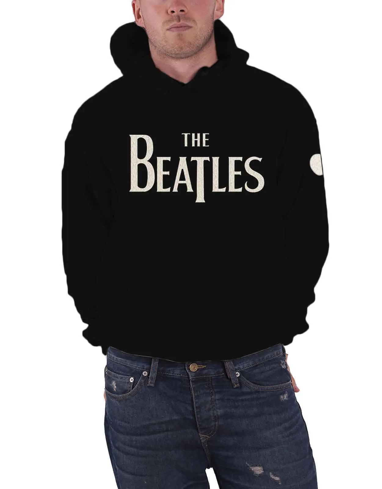 The Beatles Apple Applique Patch Hoodie sold by Paradiso Clothing