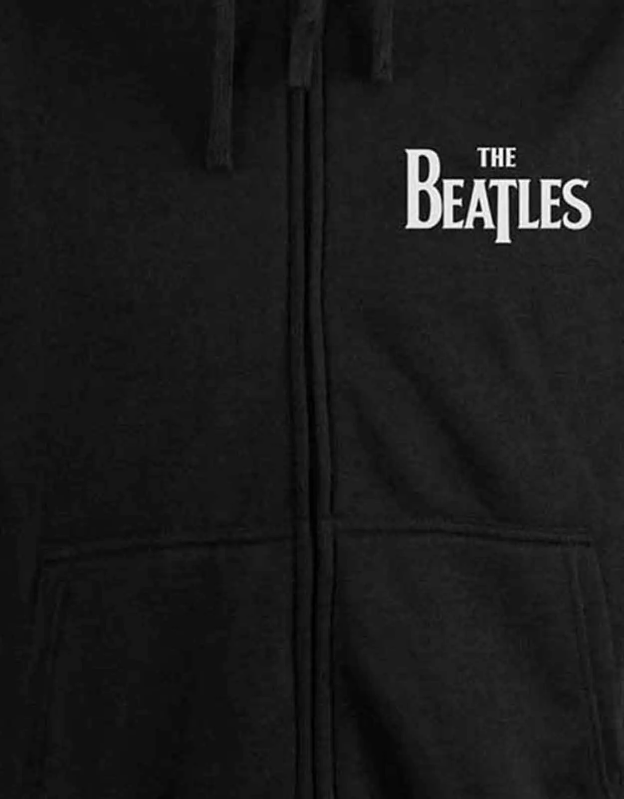 The Beatles Drop T Logo Zipped Hoodie sold by Paradiso Clothing product image thumbnail 3