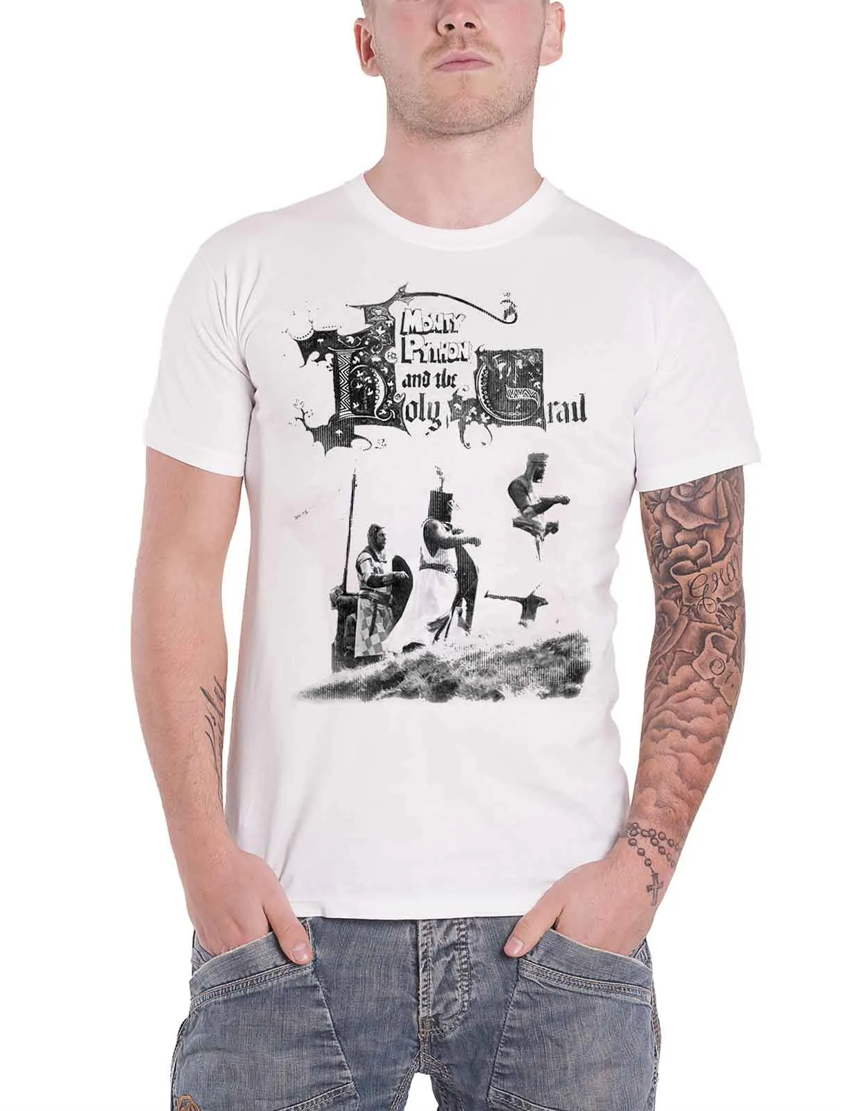 Monty Python Holy Grail Knight Riders T Shirt sold by Paradiso Clothing