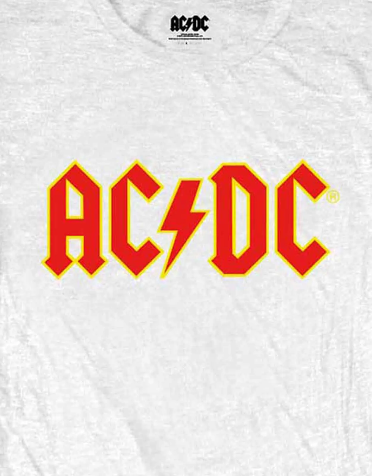 AC/DC Classic Band Logo Skinny Fit T Shirt sold by Paradiso Clothing product image thumbnail 4