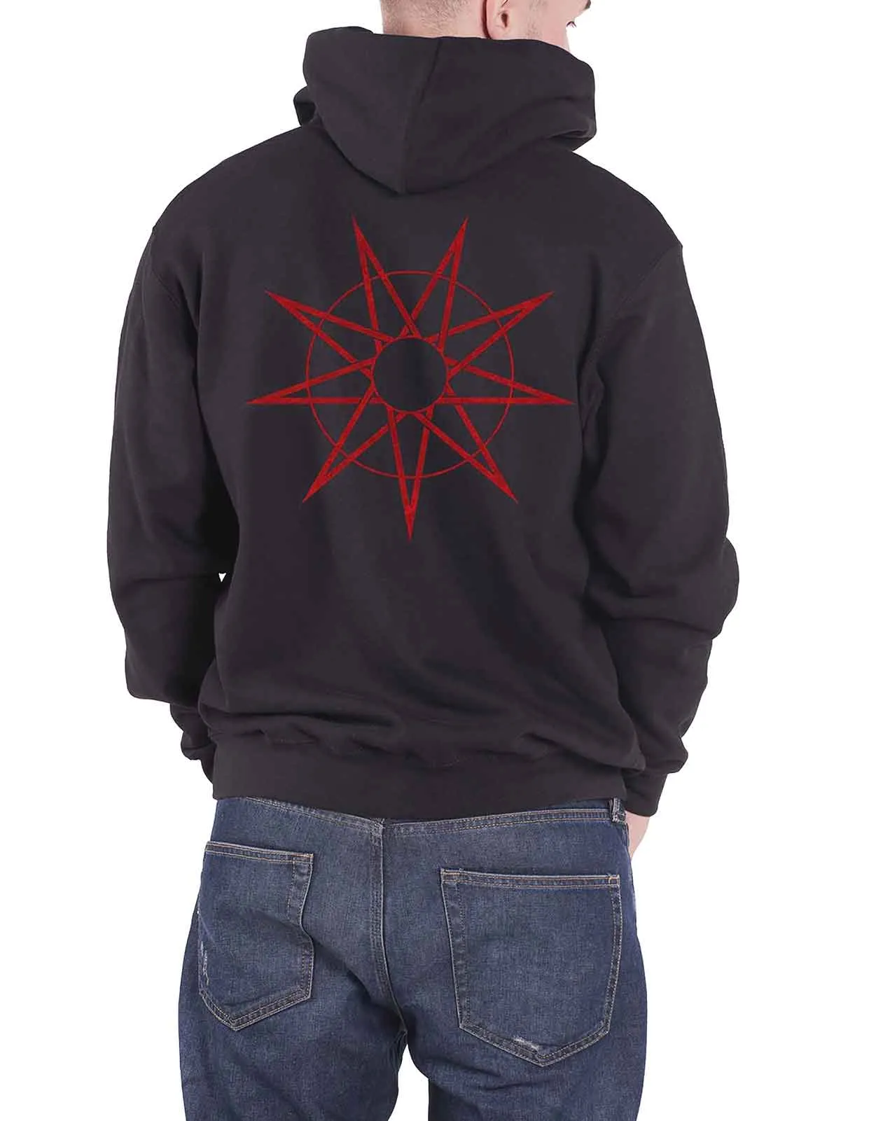 Slipknot 9 Point Star Hoodie sold by Paradiso Clothing product image thumbnail 2