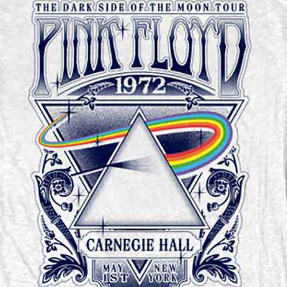 Pink Floyd Carnegie Hall Poster Skinny Fit T Shirt sold by Paradiso Clothing product image thumbnail 2